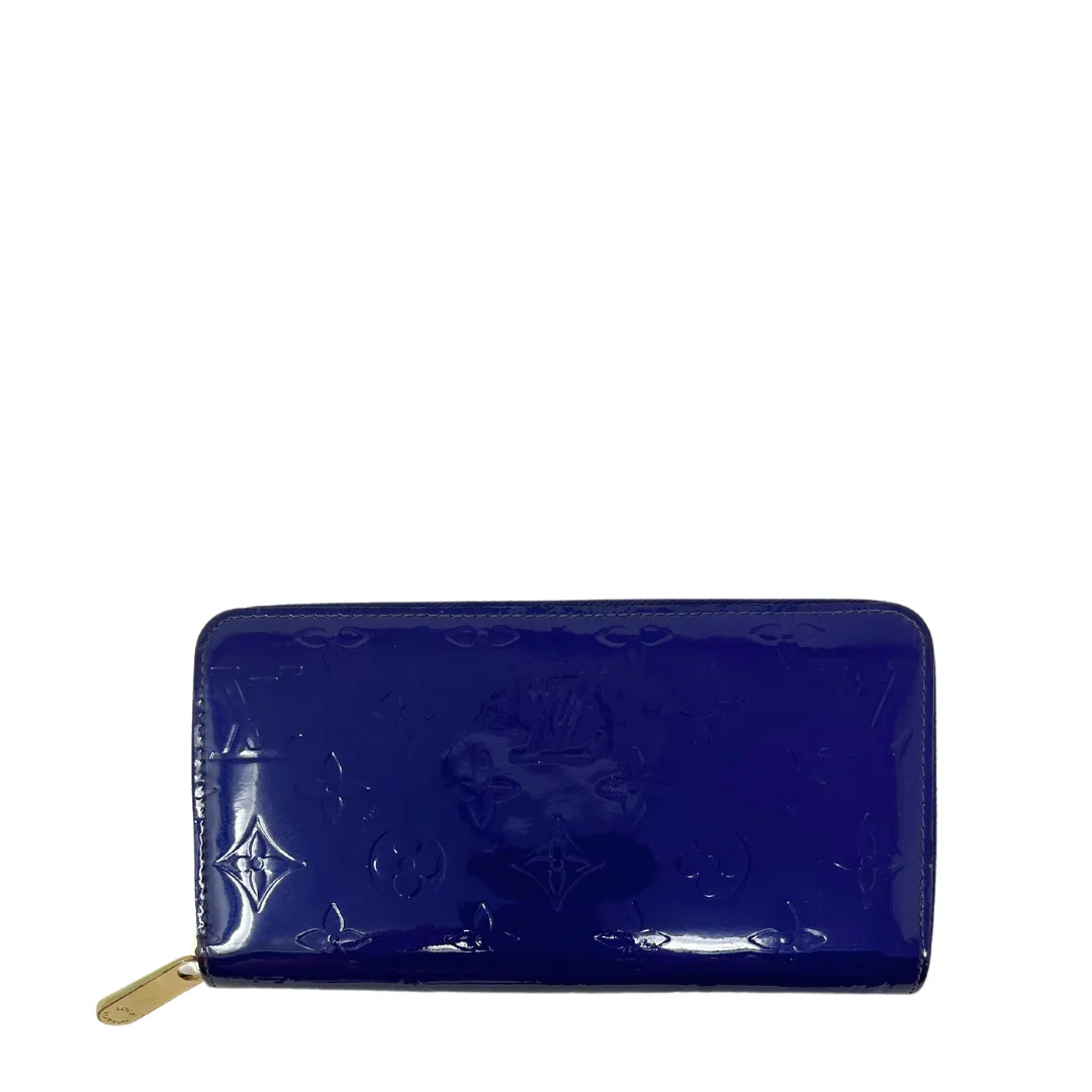 Louis Vuitton Grand Bleu Vernis Zippy Wallet