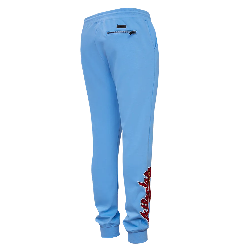 MLB ATLANTA BRAVES CLASSIC CHENILLE MEN'S JOGGER (UNIVERSITY BLUE)