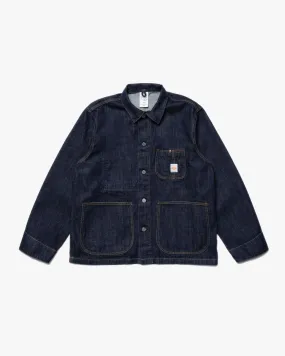 Nudie Jeans Howie Chore Jacket - One Wash Blue