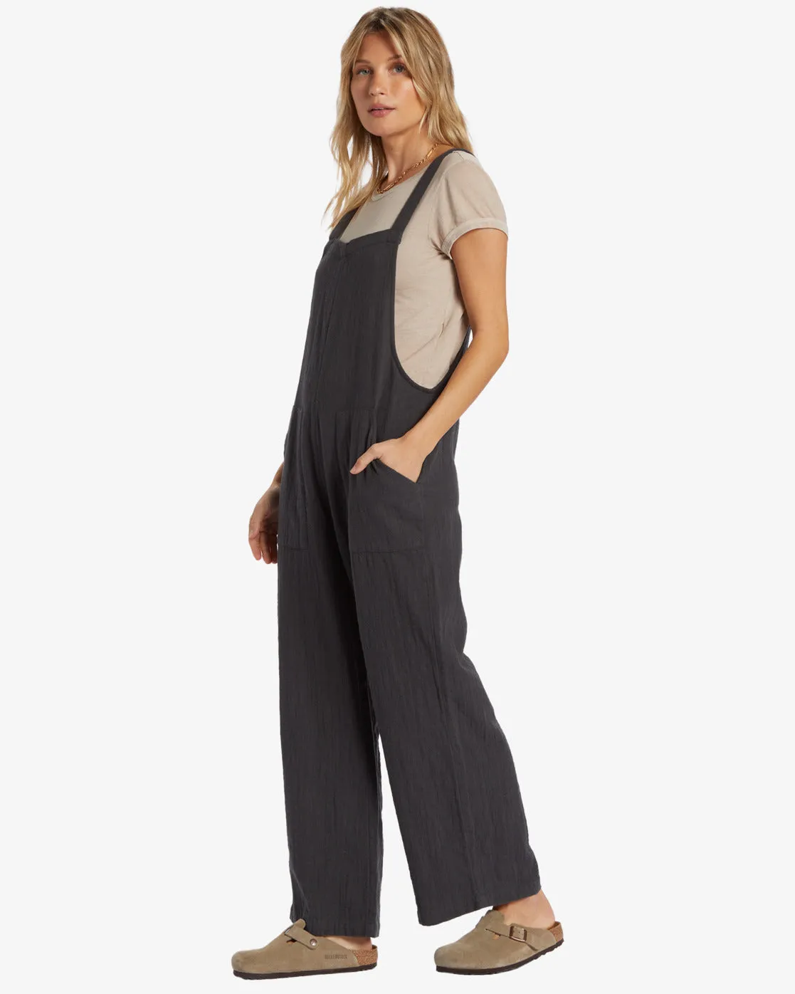 Pacific Time Jumpsuit - Black Sands