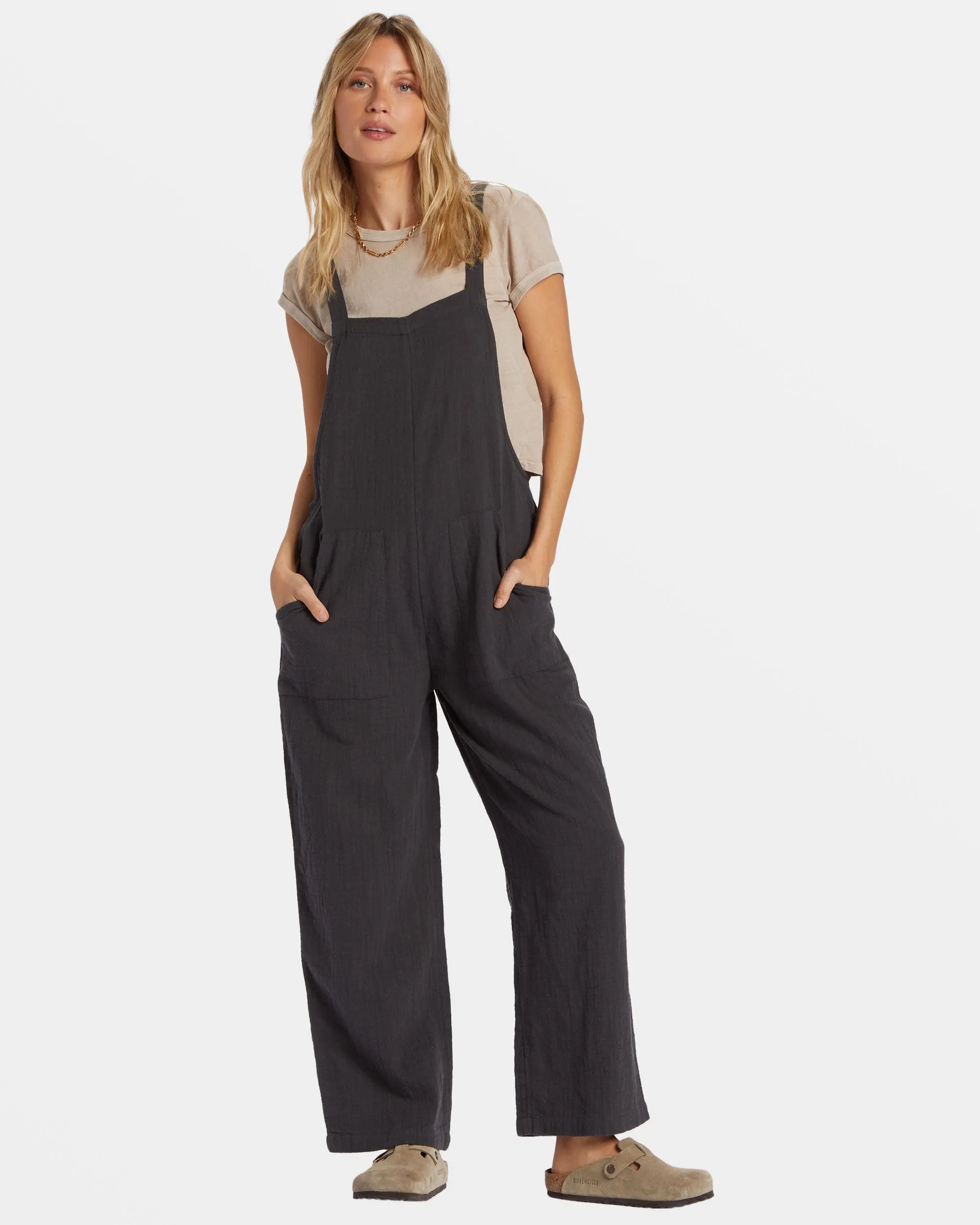 Pacific Time Jumpsuit - Black Sands