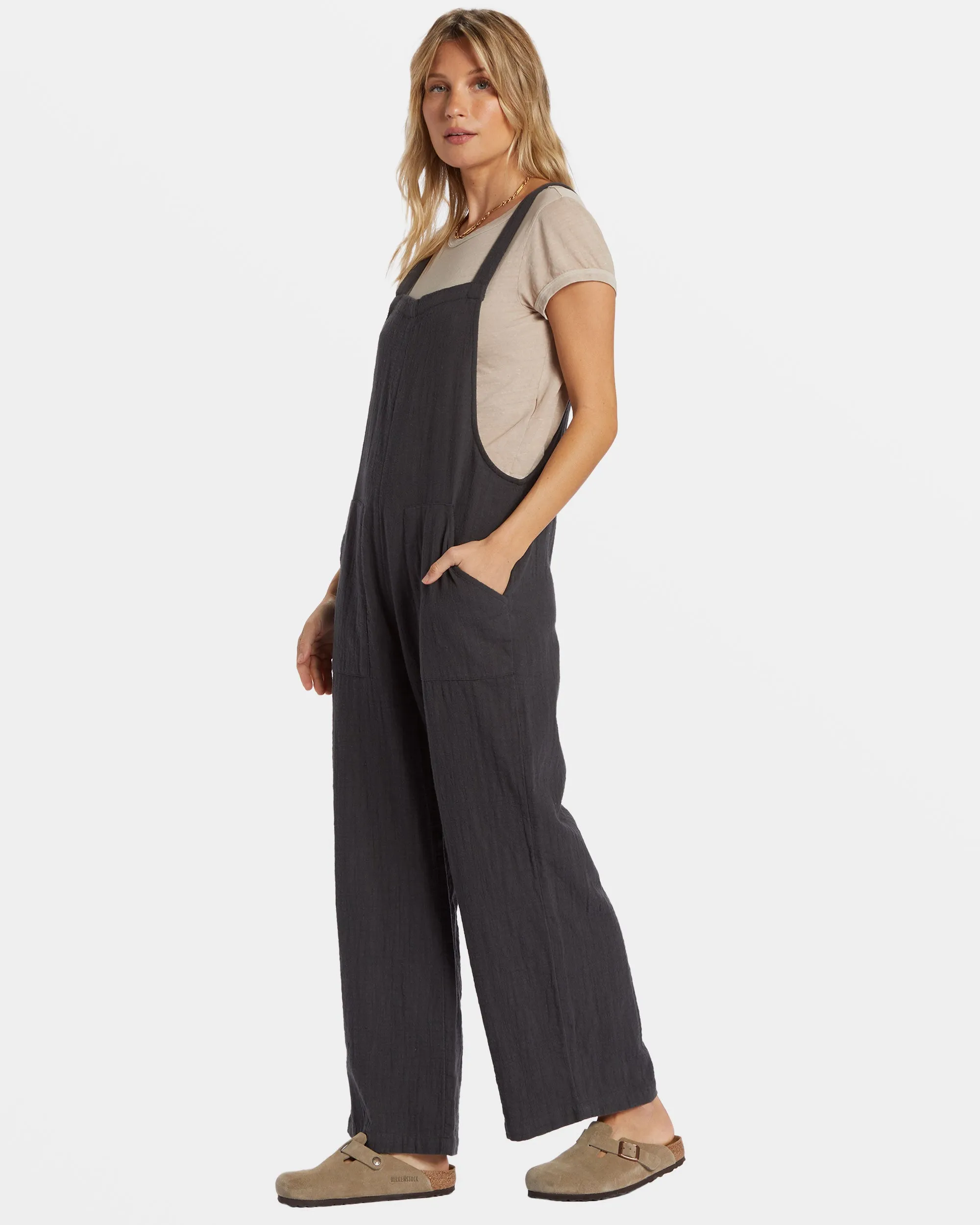 Pacific Time Jumpsuit - Black Sands