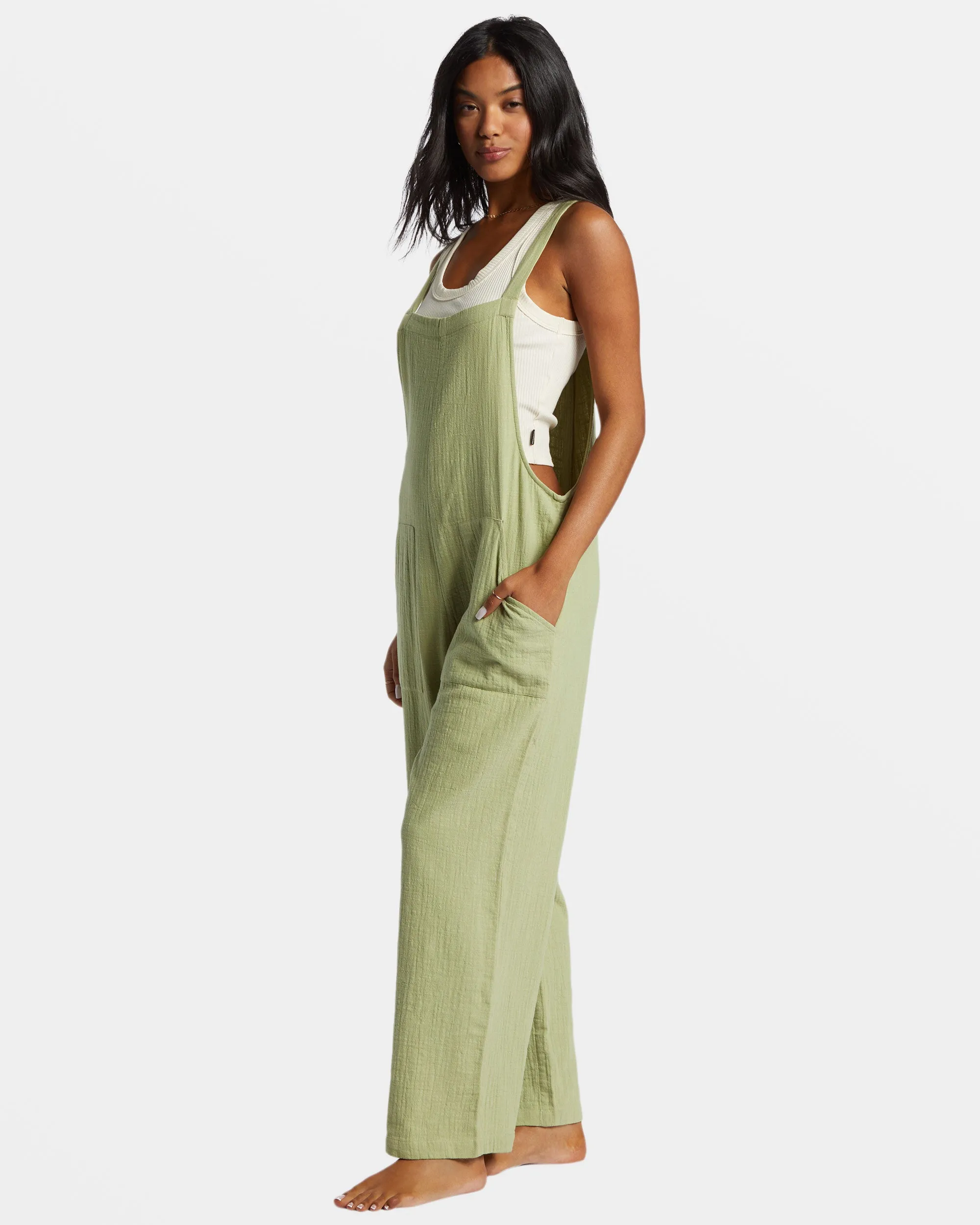 Pacific Time Romper/Jumpsuit - Avocado