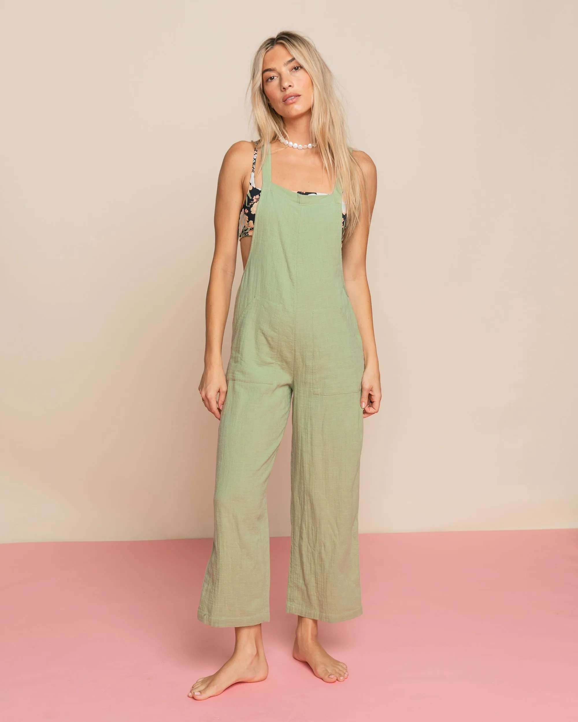 Pacific Time Romper/Jumpsuit - Avocado