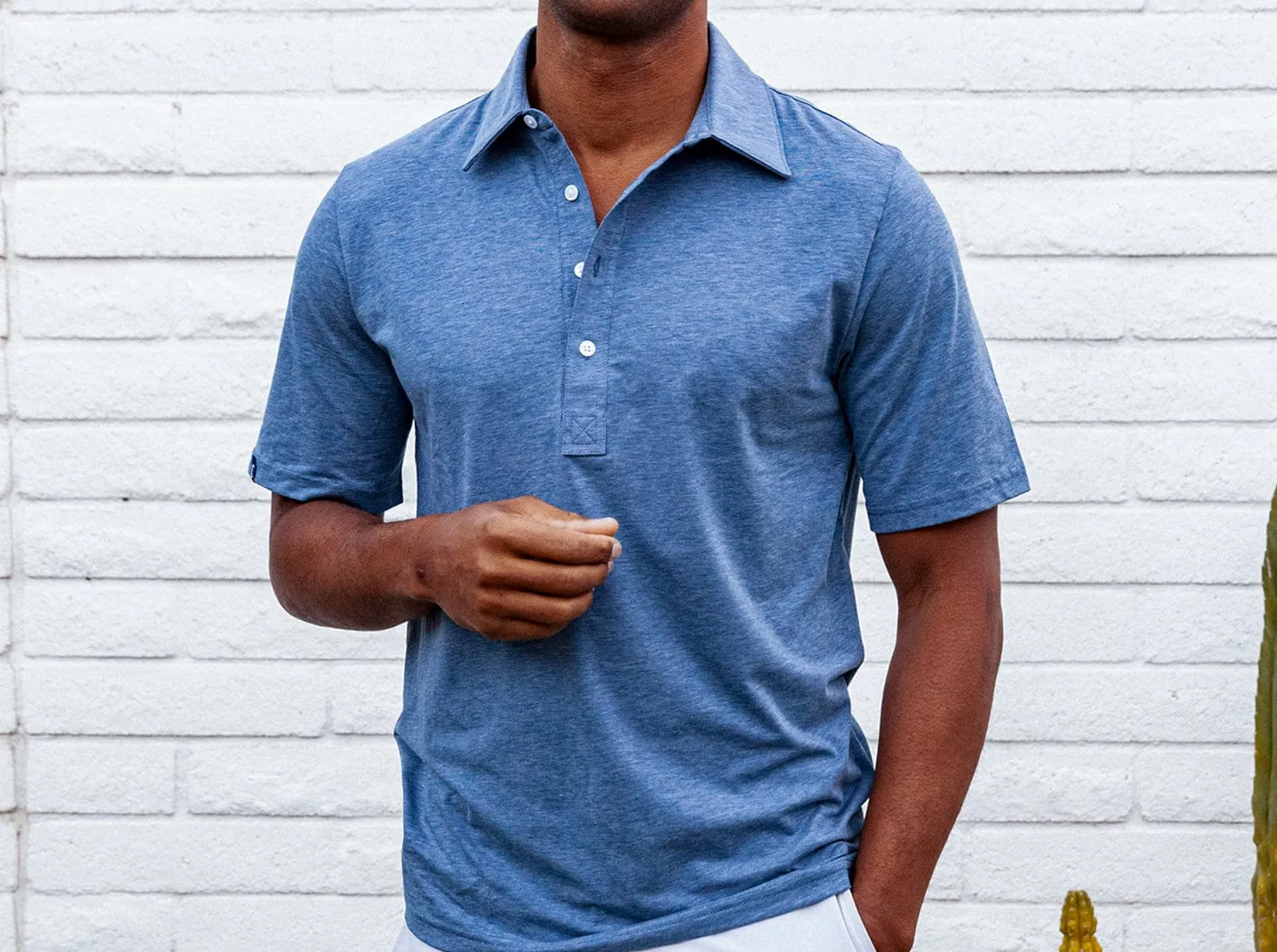 Performance Range Polo - Blue Jean