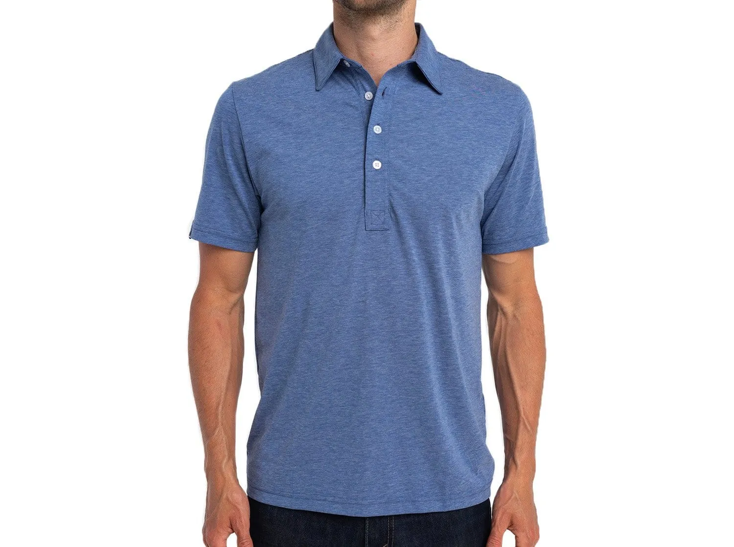 Performance Range Polo - Blue Jean