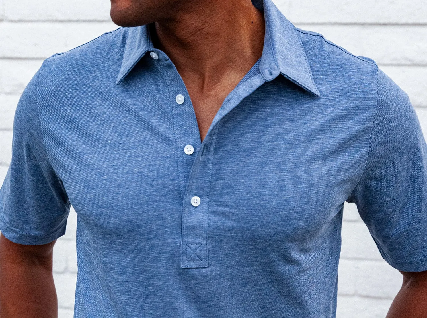 Performance Range Polo - Blue Jean