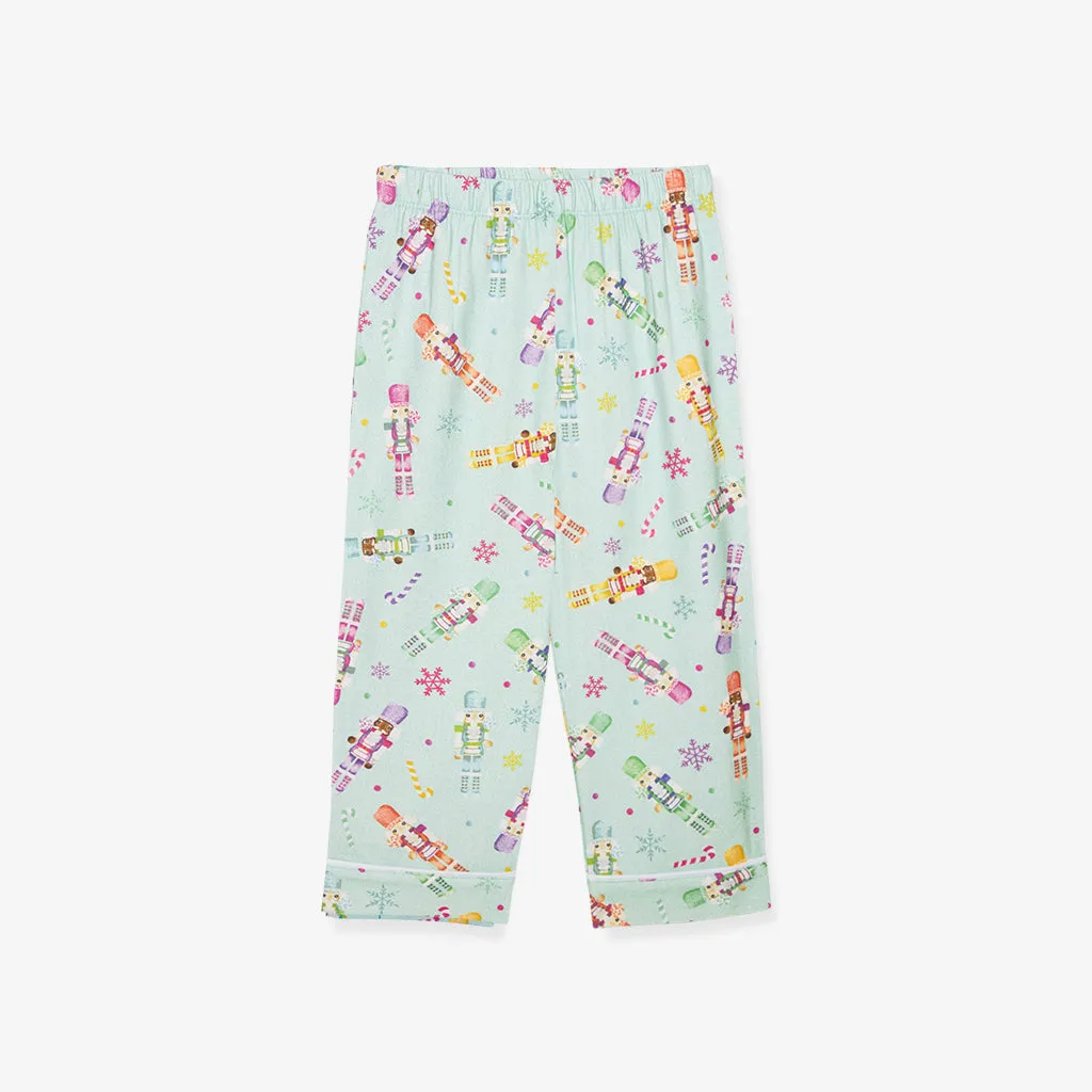 Posh Nutcracker Flannelette Luxe Pajama Set