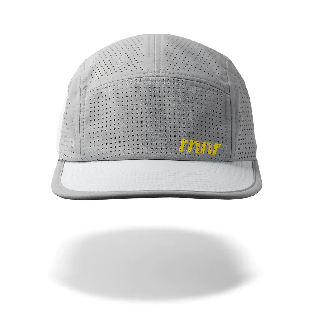 rnnr Pacer Hat: The Wall (Gray/Yellow Logo)