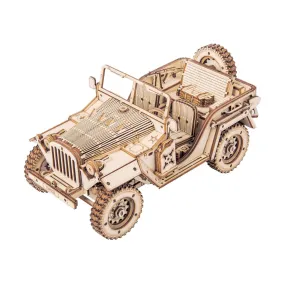 ROKR Army Jeep Scale Model 3D Wooden Puzzle MC701