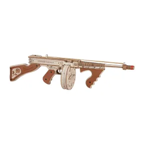 ROKR Thompson Submachine Toy Gun 3D Wooden Puzzle LQB01