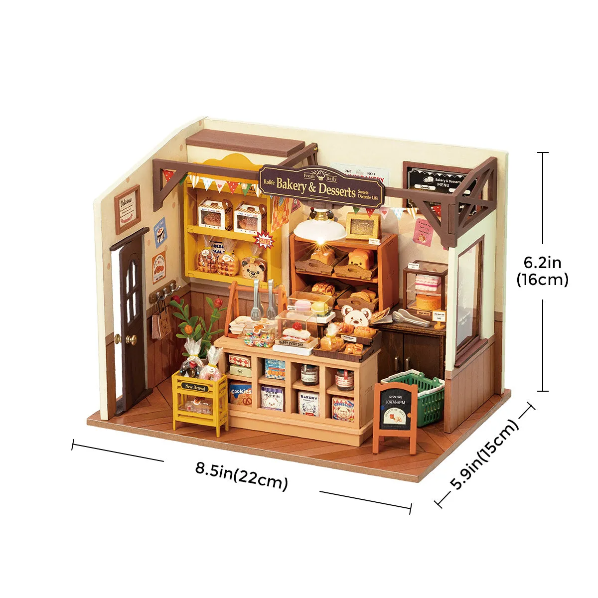 Rolife Becka's Baking House DIY Miniature House Kit DG161