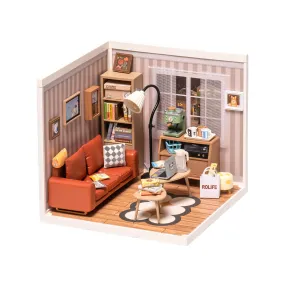 Rolife Cozy Living Lounge DIY Plastic Miniature House DW007