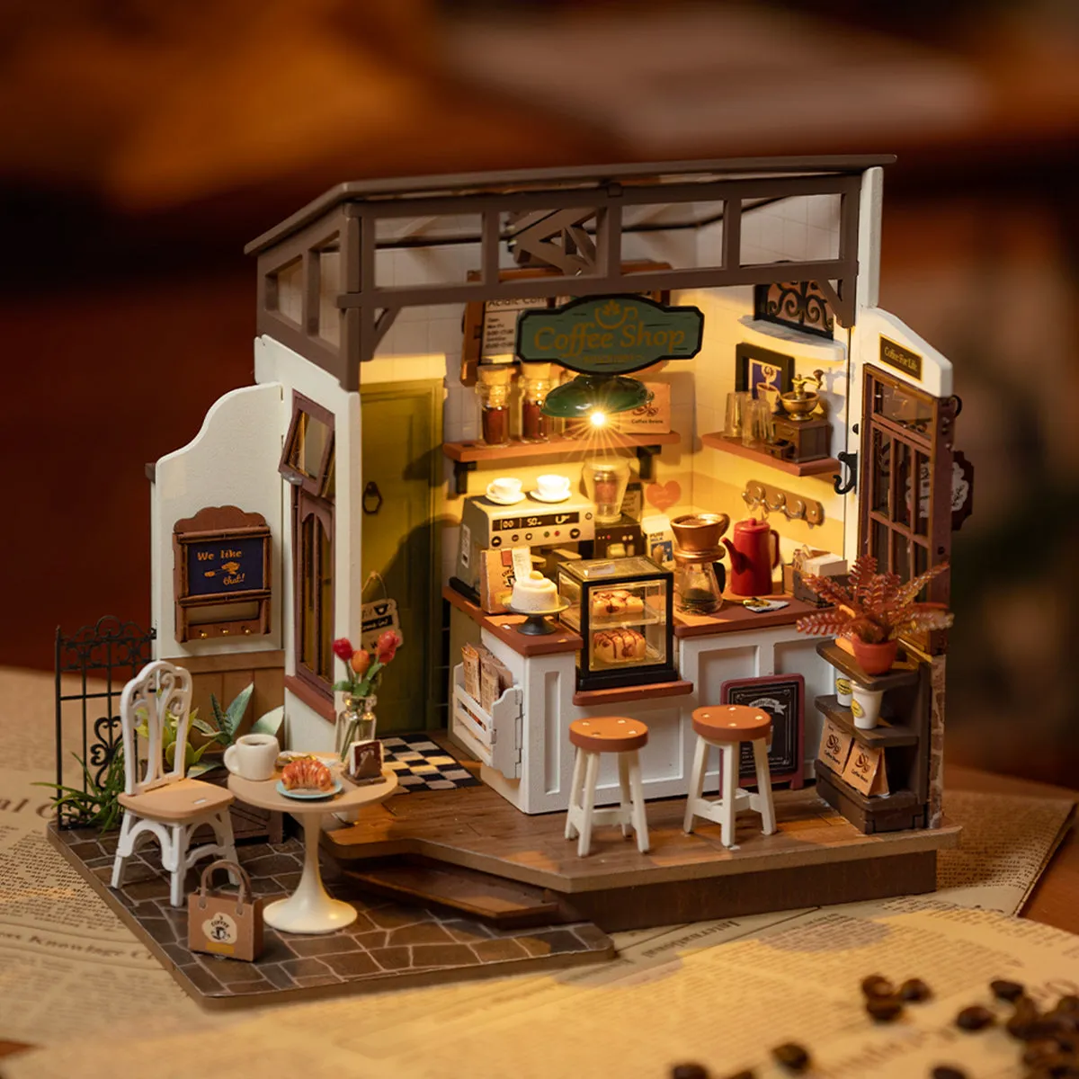 Rolife Flavory Café Miniature House kit DG162