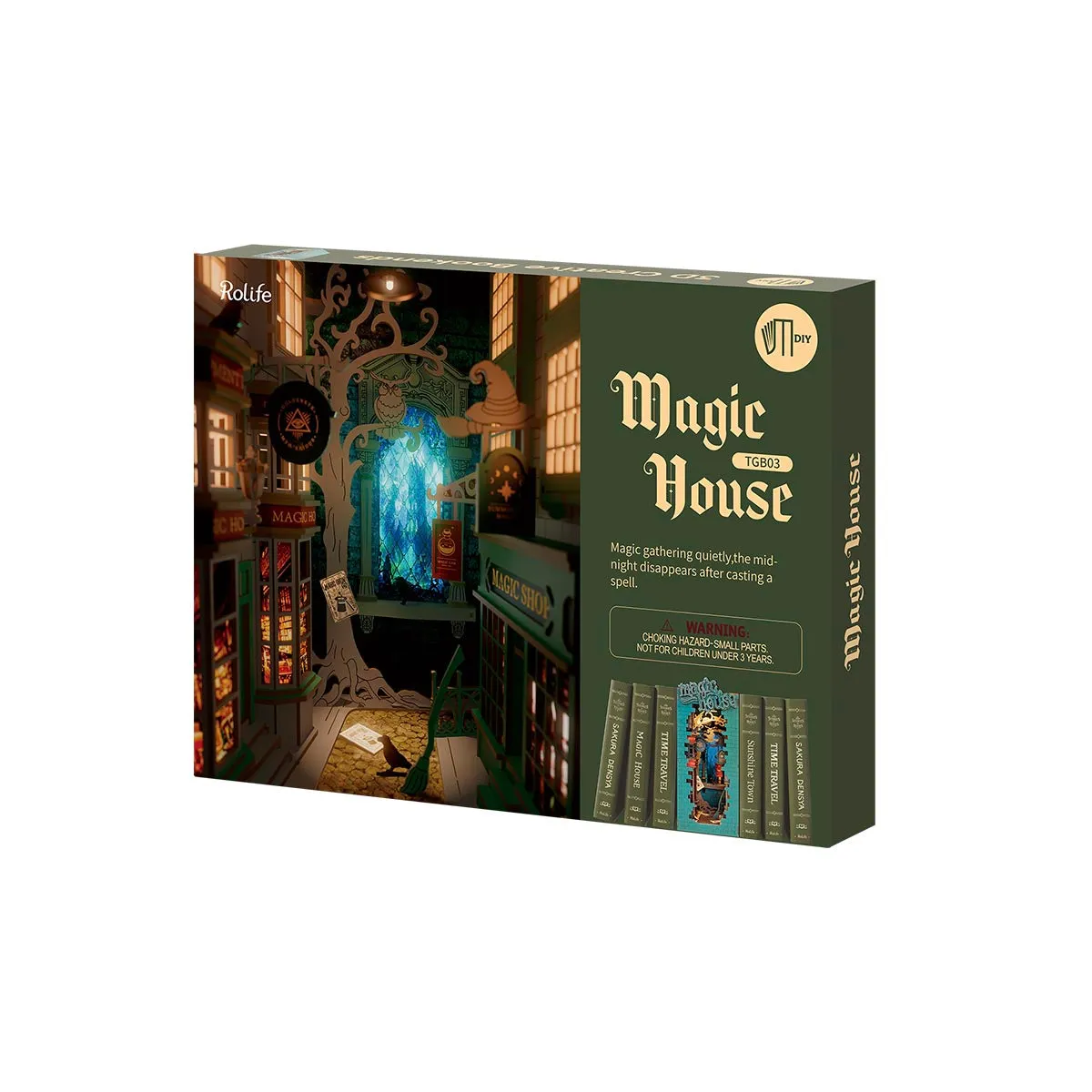 Rolife Magic House DIY Book Nook Shelf Insert TGB03