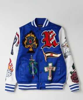 Success Varsity Jacket - Blue