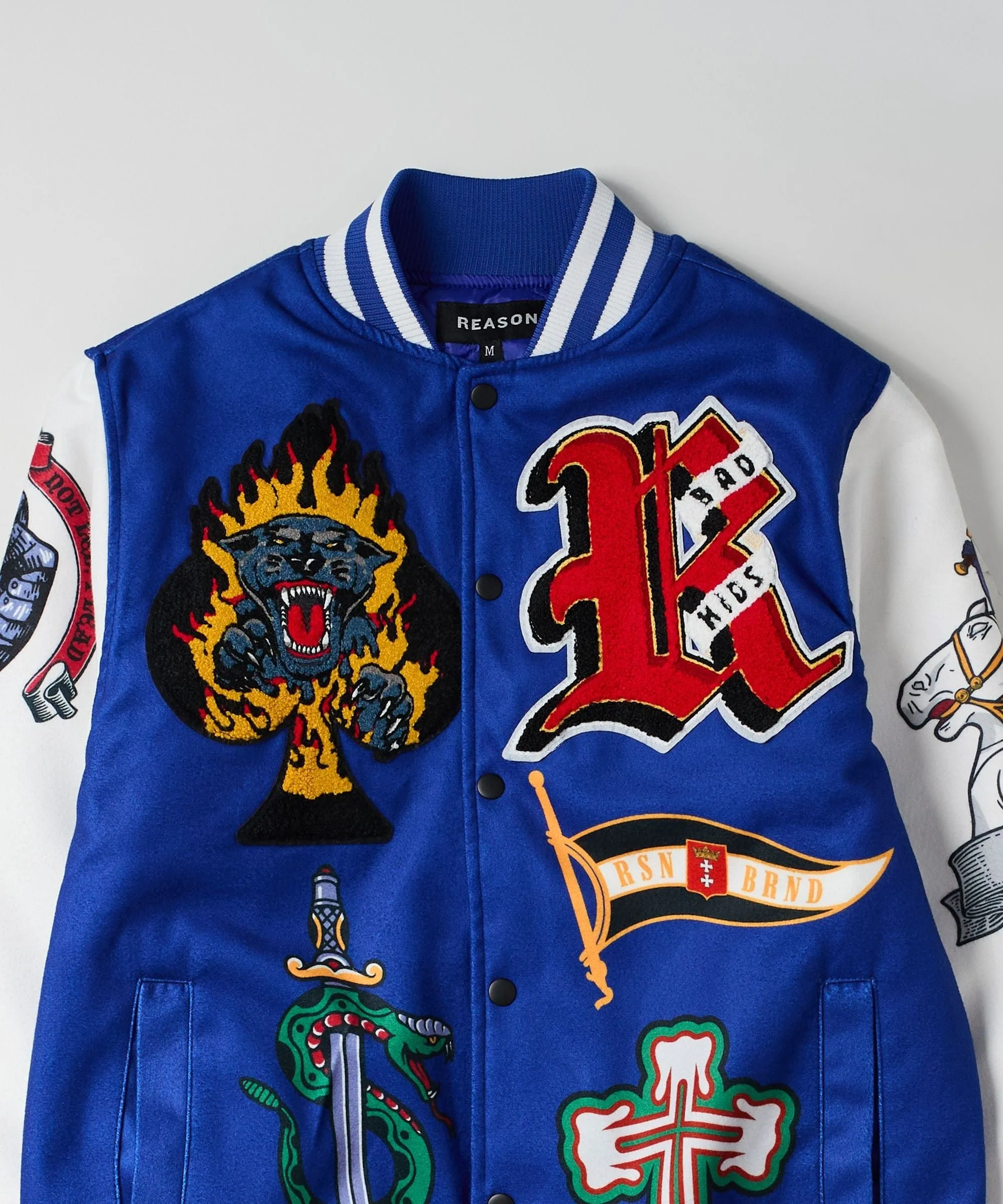 Success Varsity Jacket - Blue