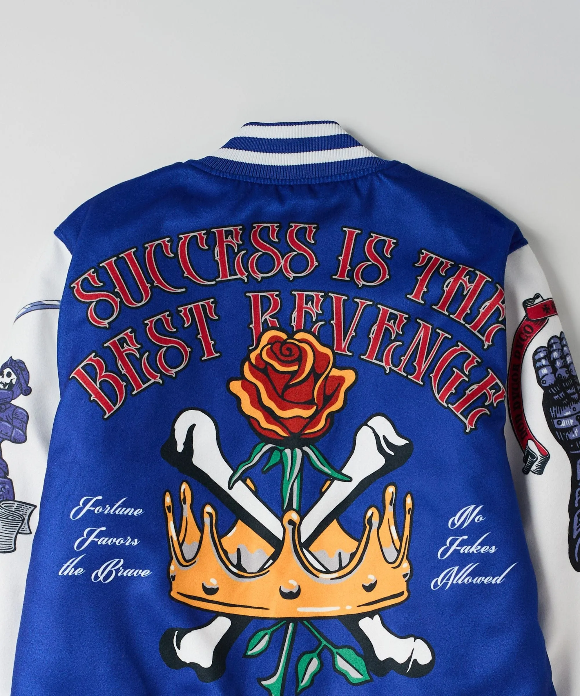 Success Varsity Jacket - Blue