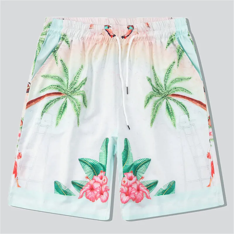 Summer Surf Coconut Tree Print Beach Outfits