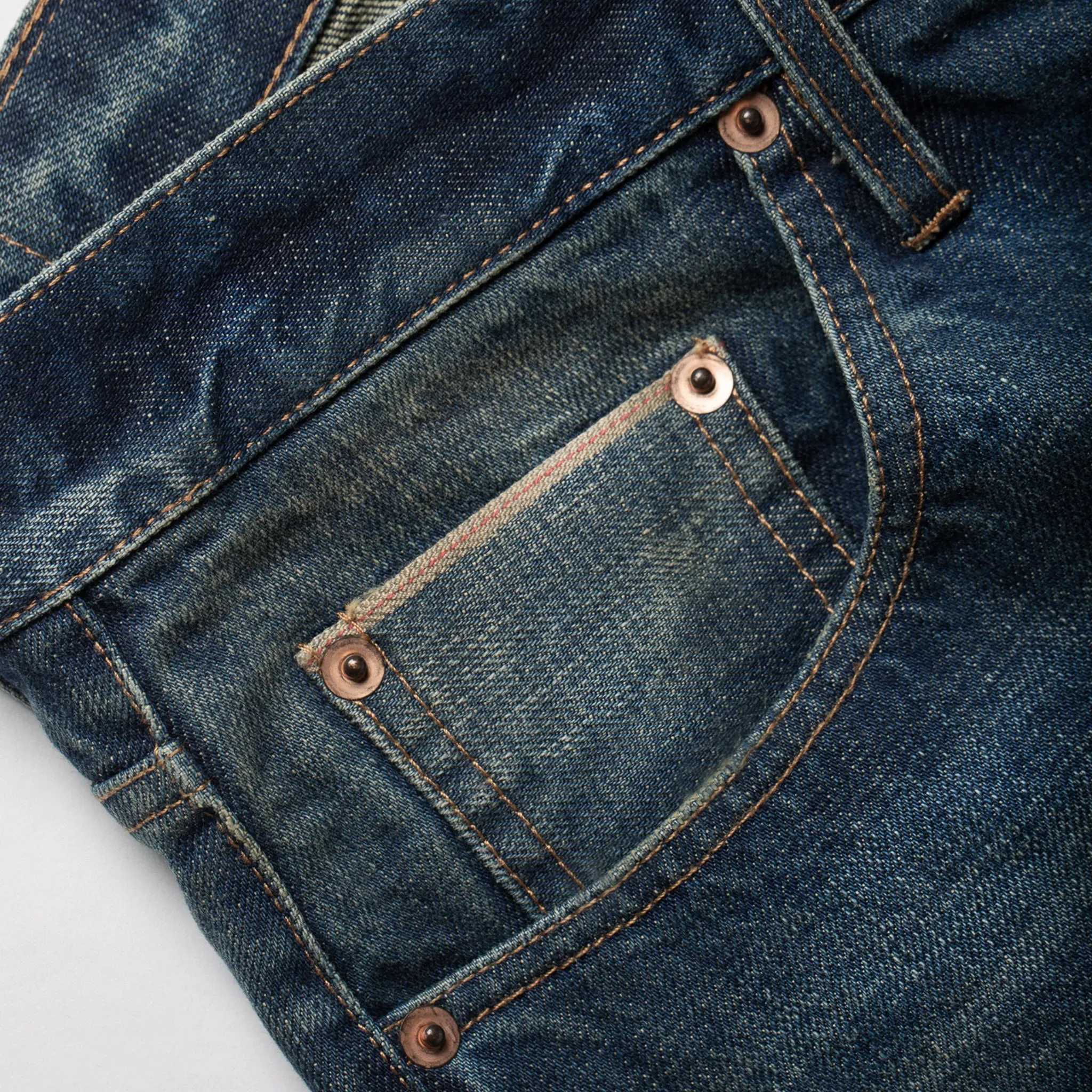 The Democratic Jean in Organic Selvage 12-month Wash