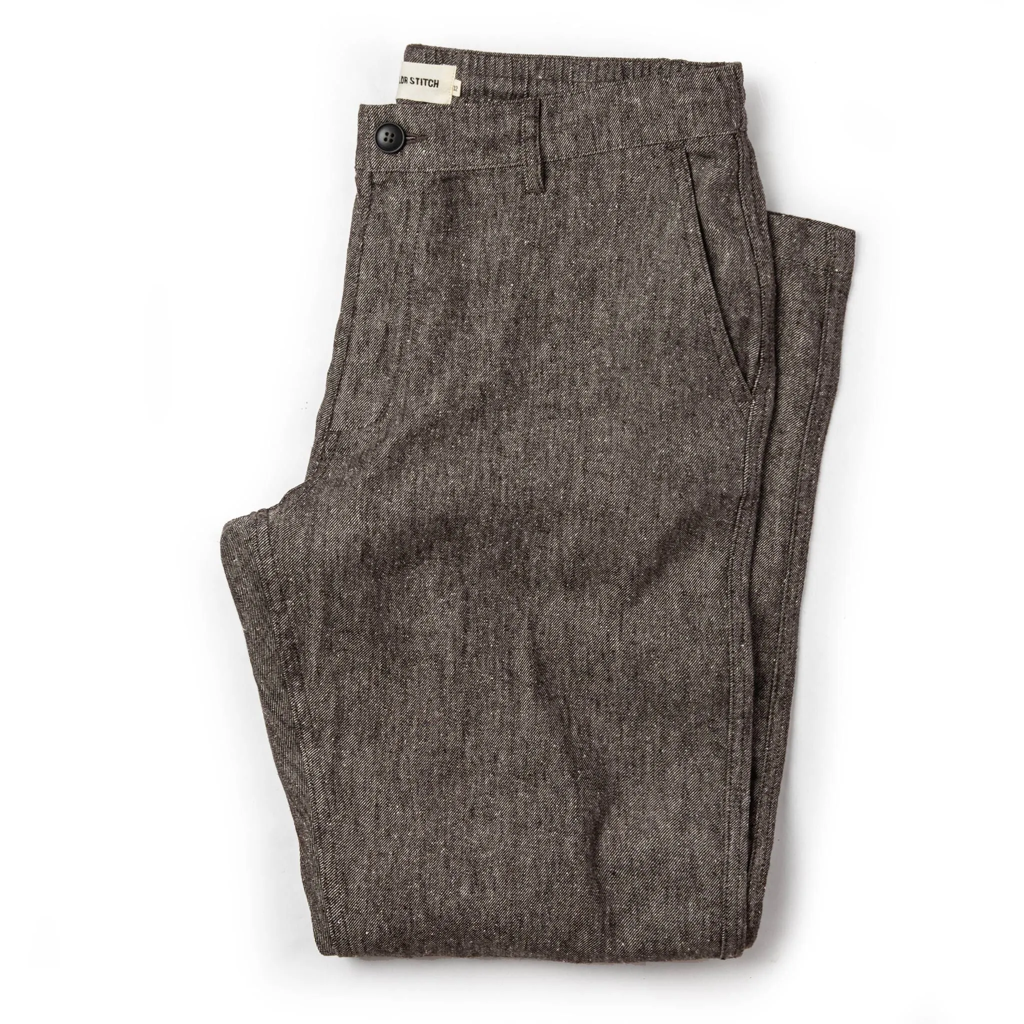 The Easy Pant in Espresso Linen