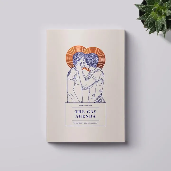 The Gay Agenda: Men in love notebook