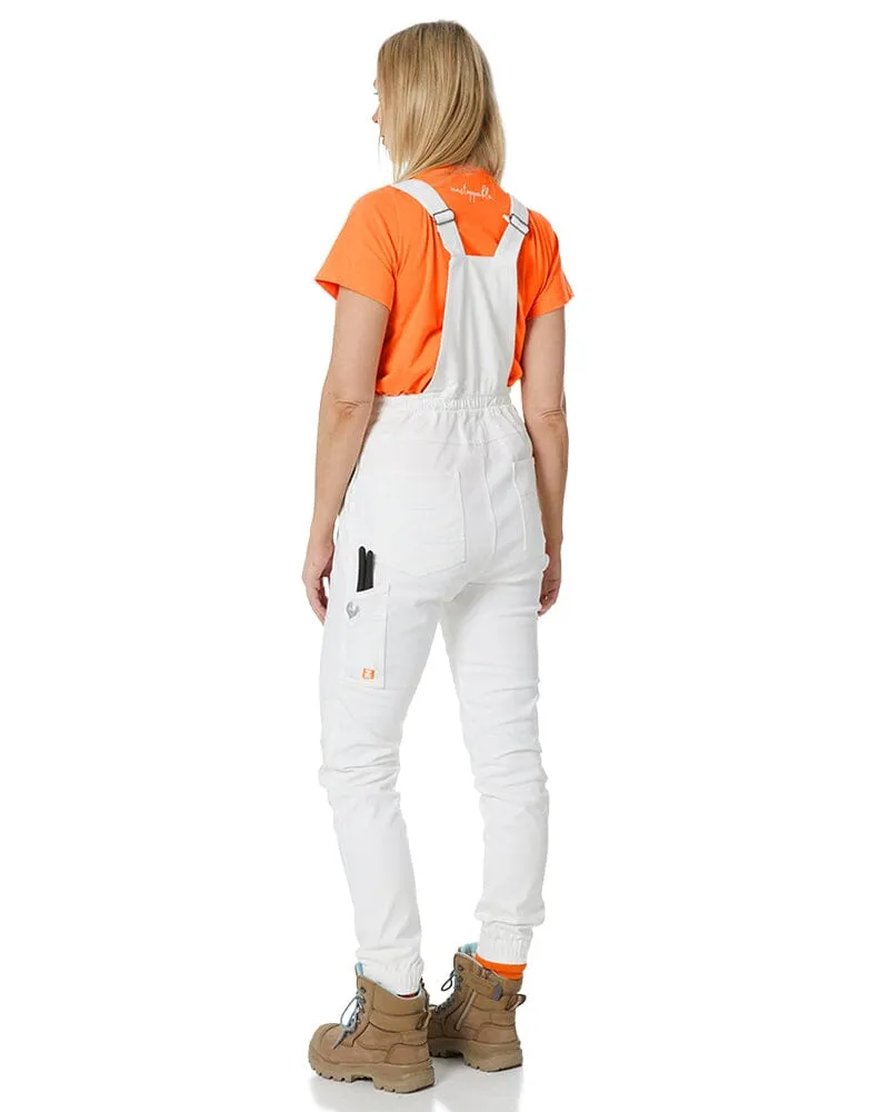 The Grind Womens Overall - White