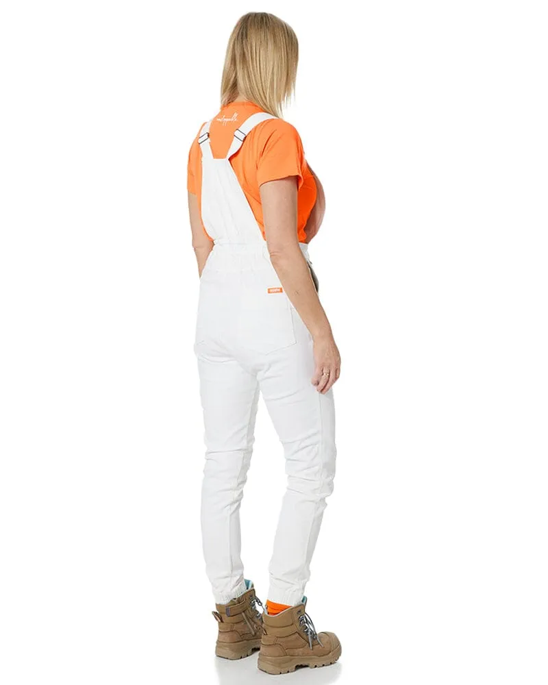 The Grind Womens Overall - White