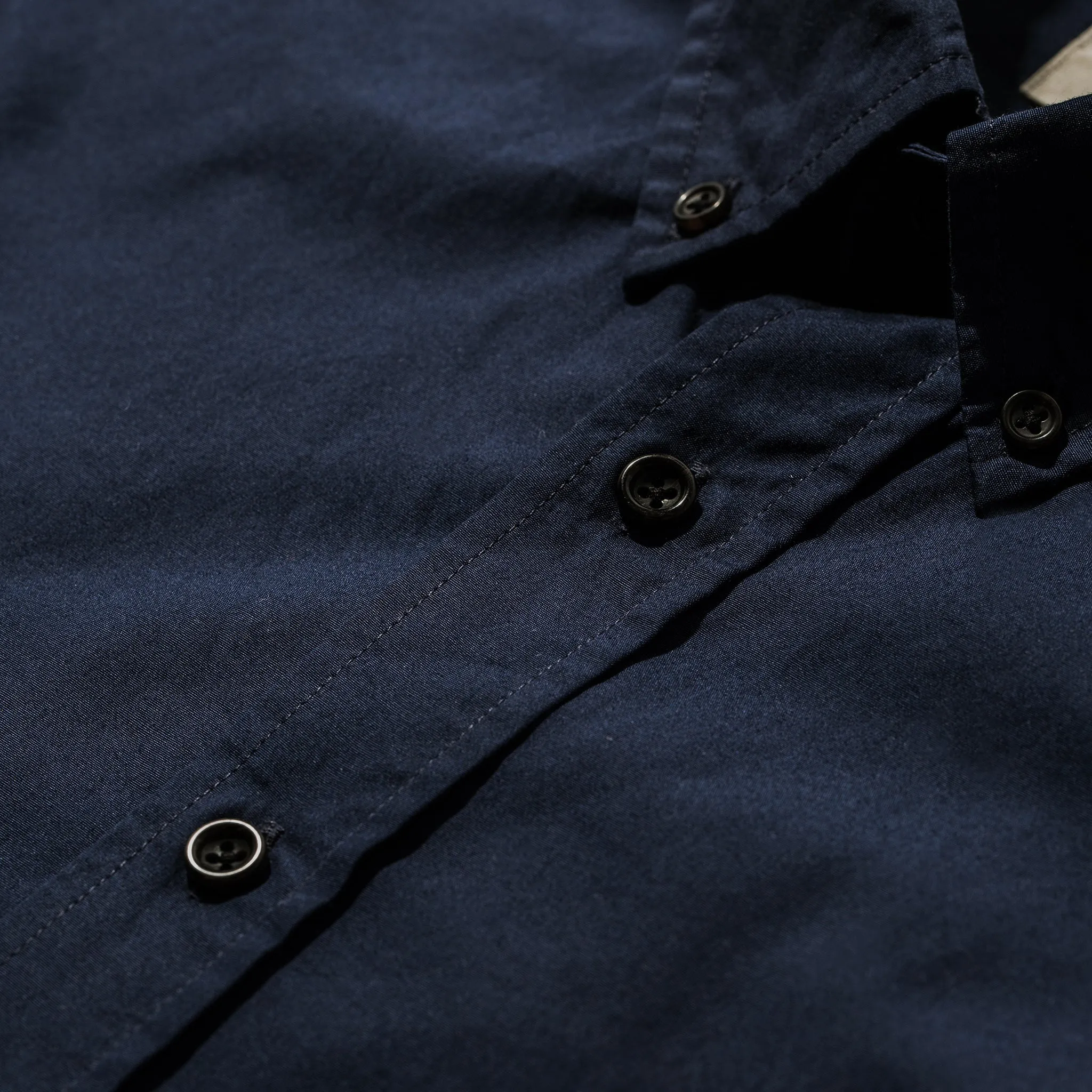 The Jack in Washed Navy Poplin