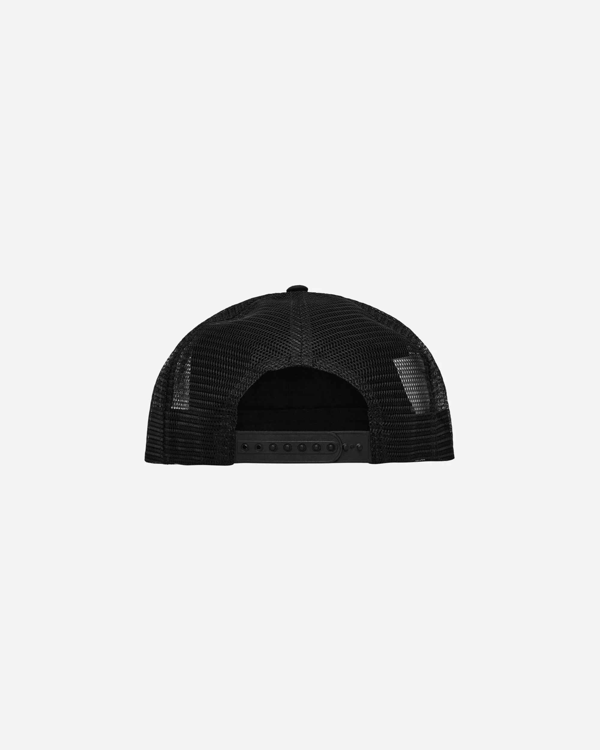 Three Sprial Trucker Hat Black