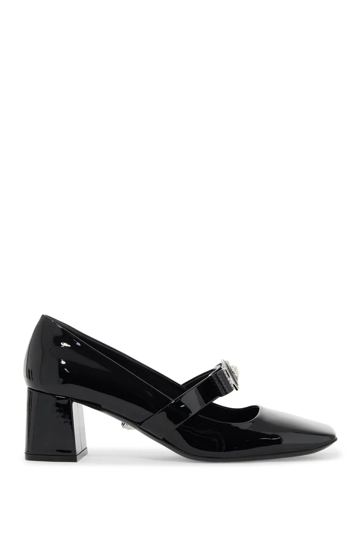 VERSACE gianni ribbon patent leather dé