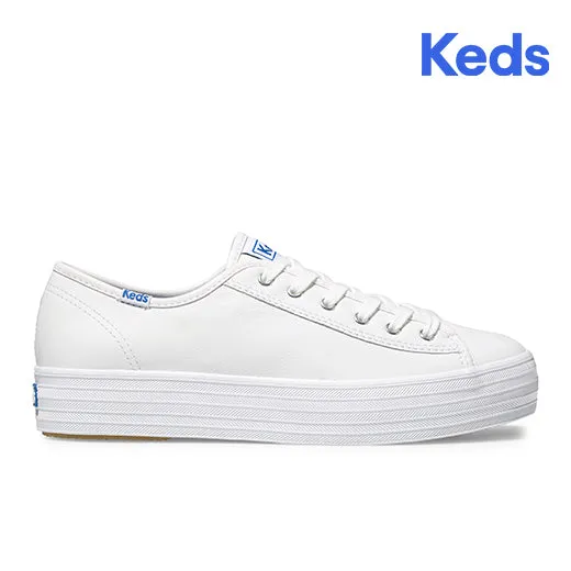 Women's Triple Kick Leather White (WH57310)